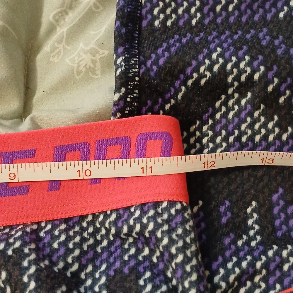 Nike Pro Purple And Black Woman's athletic Pants M